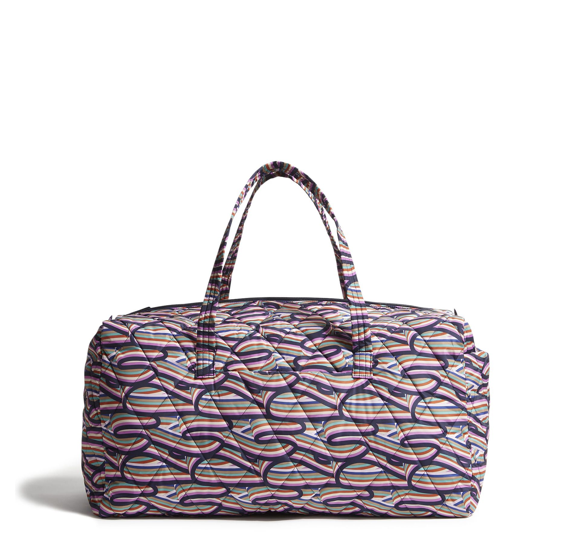 Vera Bradley Women's Outlet Ultralight XL Travel Duffel Bag Retro Ribbons