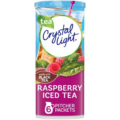 Crystal Light Raspberry Iced Tea Drink Mix - 6pk/1.6oz