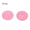 Unique Bargains Resin Craft DIY Round Flat 4-Hole Replacement Sewing Buttons 10 Pcs - 3 of 4