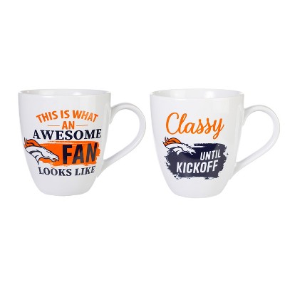 Denver Broncos, Ceramic Cup O'Java 17oz Gift Set