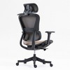 Lyngins Modern Ergonomic Home Office Swivel Desk Chair with Adjustable Headrest,High Back Task Chair for Office,Study,Studio - 4 of 4