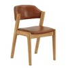 Inspire Q Lucille Dining Chair Caramel - 4 of 4