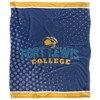 Fort Lewis College Logo Dots Silky Touch Blanket White 50x60 - 2 of 4