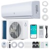 9,000 Btus Mini Split AC, 19 SEER2 Wall Mounted AC , Ductless Inverter Split-System Air Conditioners Cools up to 450 Sq.Ft, WIFI and Remote Control - 4 of 4