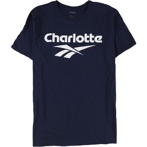Reebok Mens Charlotte Graphic T-Shirt, Blue, Small - 1 of 2