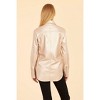 Women's Vegan Leather Shirt - DOLCE CABO - image 3 of 3