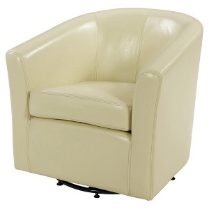 New Pacific Direct Hayden Swivel Bonded Leather Chair - 1 of 4