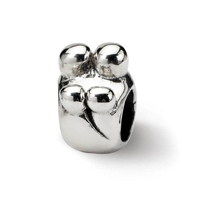 Black Bow Jewelry Sterling Silver Family of 4 Bead Charm