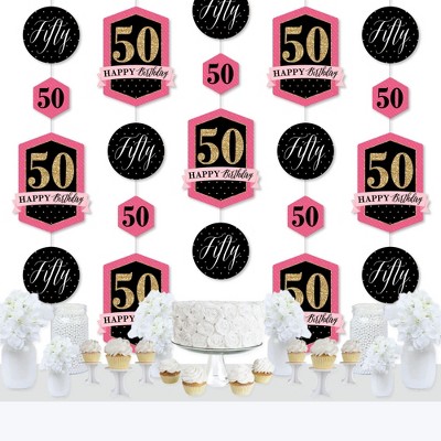 50th Birthday Birthday Party Supplies Decorations Target