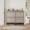 Coolmee Shoe Cabinet with Flip Drawers, Shoe Organizer with Adjustable Shelf, Hidden Shoe Storage for Entryway, Hallway, Living Room - 3 of 4