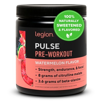 Legion Pulse Natural Pre-Workout Supplement - 20 Servings