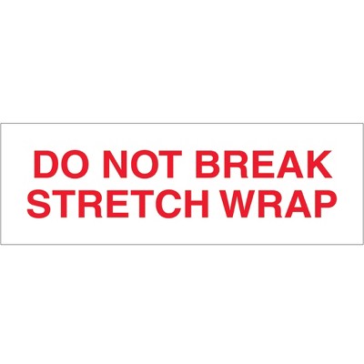 Tape Logic Pre-Printed Carton Sealing Tape "Do Not Break Stretch Wrap" 2.2 Mil 3 T905P08
