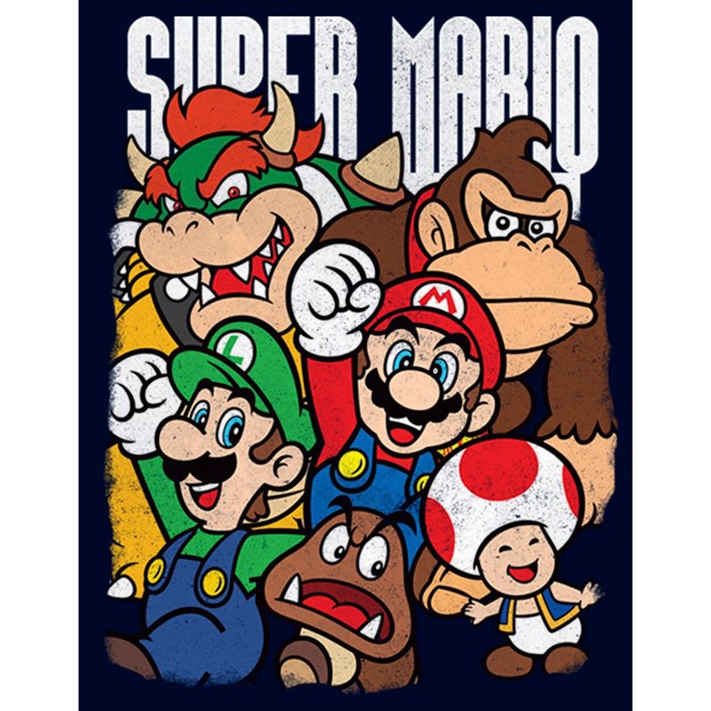 Men's Nintendo Super Mario Party Pull Over Hoodie, 2 of 5