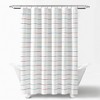 Ombre Striped Yarn Dyed Cotton Shower Curtain - Lush Décor - 2 of 4