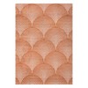Machine Washable Area Rug Modern Abstract Decorative Non Slip Backing Low Pile Contemporary Lines Rugs - 4 of 4