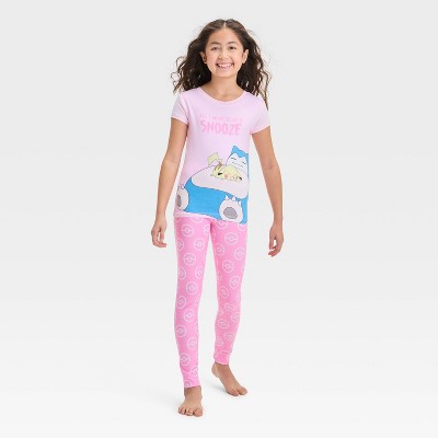 Girls' Pokémon 3pc Pajama Set - Pink