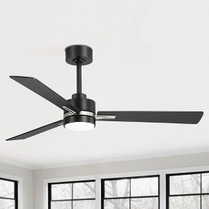 Airsurfer 52-inch 3-Blade LED Ceiling Fan with Light Remote - 1 of 4