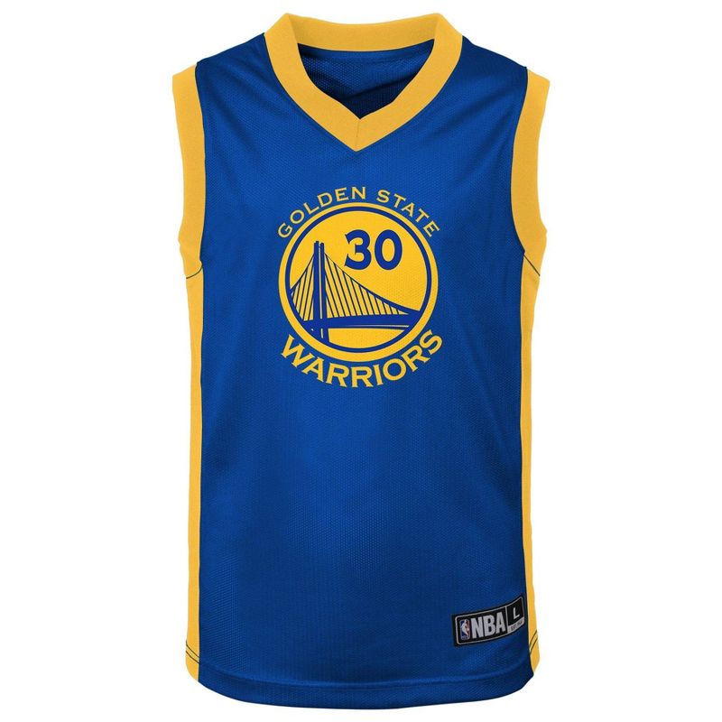 NBA Golden State Warriors Toddler Curry Jersey, 2 of 4