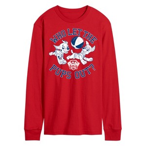 Men's - Paw Patrol - Who Let The Pups Out Long Sleeve Graphic T-Shirt - 1 of 4