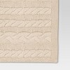 Chunky Cable Knit Reversible Throw Blanket - Threshold™ - image 4 of 4