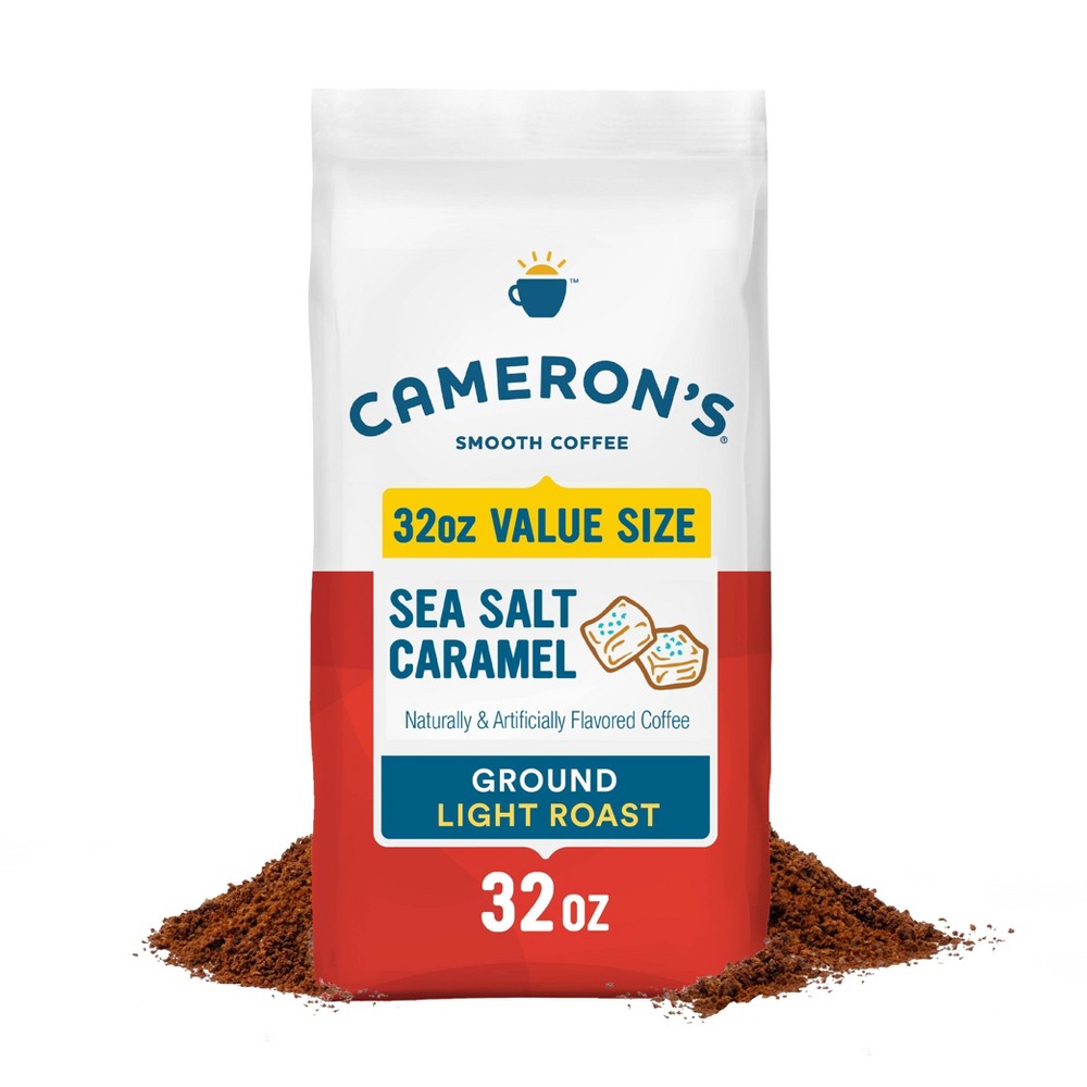 Photos - Coffee Cameron's  Sea Salt Caramel Light Roast Ground  - 32oz