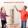 VEVOR Tumbling Timber Toy, 54 Blocks Medium Tumble Tower Blocks Game, Pine Wood Tumbling Tower Game with Carry Bag and Scoreboard - 4 of 4