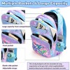 HTUTWOO Primary Middle School Book Bags For Teens Kindergarten,  Waterproof Lightweight Durable,17 Inch Water Resistant Travel Back to School Backpack - 4 of 4