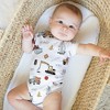 Sweet Jojo Designs Boy Baby Bodysuits - Set 0-6M Construction Truck Red Blue and Grey 2pc - 3 of 4