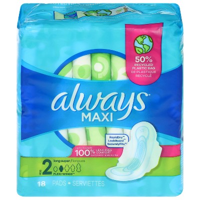 Always Xtra Protection 3-in-1 Daily Liners for Women, Extra Long, 36 CT