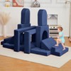 22 Piece Modular Kids Play Couch, Kids Convertible Couch, Convertible Plush Sofa Play Set, for Playing, Sleeping, Creating - 2 of 4