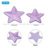 Unique Bargains DIY Embroidery Sequin Glitter Star Shape Iron on Patches 28 Pcs - 2 of 4