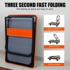 NAYSAYE Foldable Platform Dolly Heavy Duty Flatbed Cart with Swivel Wheels and Anti Slip Plate for Loading and Storage, Orange, 35.43"*23.62"*34.25" - 3 of 4