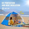 Boersma UPF 50+ Beach Tent – Portable 3-person cabana with UV protection. Easy setup for beach, camping, or outdoor shade anytime. - 2 of 4
