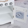 Qaba Pretend Play Kitchen with Sound Effects and Stove Lights, Kids Kitchen Playset with Storage, Water Dispenser for 3-6 Years Old - 4 of 4