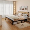 King Bed Frame with Headboard, Full Platform Bed Frame with Under Bed Storage and Metal Legs, Full Size Bed Frame for Noise Free, No Box Spring Needed - 2 of 4