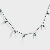 50ct Solar LED Faceted Christmas Indoor Outdoor String Lights with Green Wire - Wondershop™ - 3 of 4