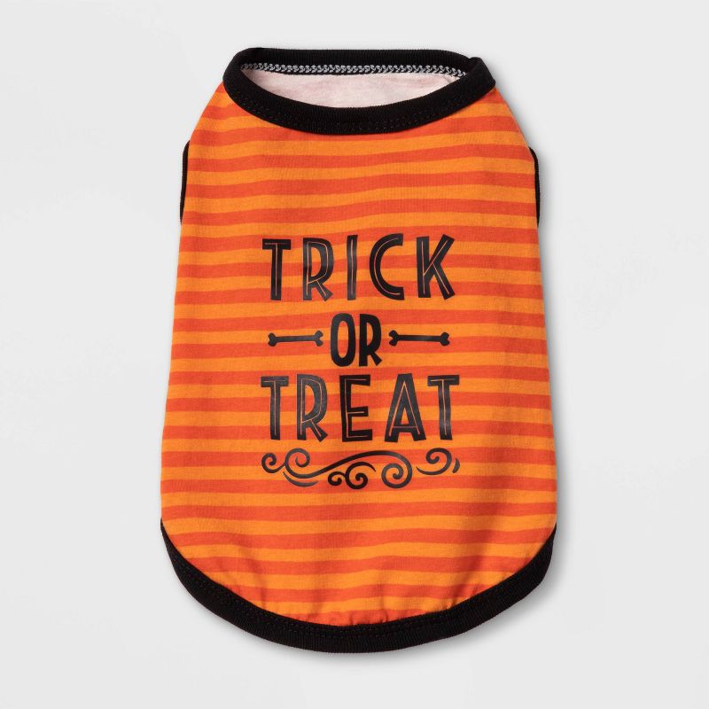 Halloween Trick or Treat Graphic Dog and Cat T-Shirt - Orange - Hyde & EEK! Boutique™, 2 of 4