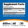 Nutricost Alpha GPC 600mg, 60 Vegetarian Capsules - GMO Free and Gluten Free, 300mg Per Capsule - 2 of 4
