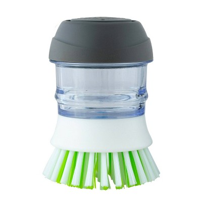 Scotch-Brite Blue and White Synthetic Soap Dispenser Dish Brush