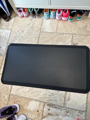 Mind Reader Comfortable, Anti Fatigue Mat Perfect for Kitchen, Office  Standing Desk, Black