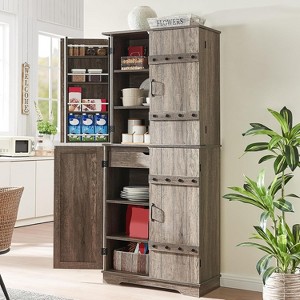 72" Tall Farmhouse Kitchen Pantry - 1 of 4
