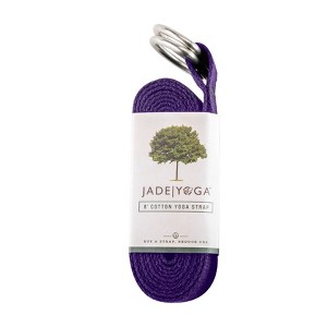 JadeYoga Cotton Yoga Strap - 1 of 2