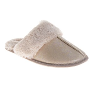 Avalanche Fluffy Comfort Slip-On Slippers Women's - Cozy Warm Indoor Non-Slip Sole Easy Slip-On Soft Plush (Adult) - 1 of 4