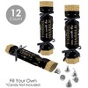 Big Dot of Happiness Gold Graduation DIY Cracker Boxes - No Snap Party Table Favors - Set of 12 - 3 of 4