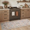 MontVoo Vintage Floral Soft Washable Rug - 4 of 4