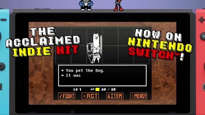 Undertale Announced For Nintendo Switch