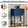 NicBex Simple Narrow Console Table,Small Entryway Table with 3 Storage Drawers & Bottom Shelf,Sofa Table for Living Room,Behind Couch, Hallway - 4 of 4
