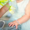 Baby Girls' Detailed Edge Cuff Bracelet Sterling Silver - In Season Jewelry - 3 of 4