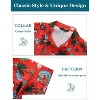 WhizMax Men's Christmas Hawaiian Shirts Printed Button Down Ugly X-Mas Christmas Vacation Short Sleeve Shirts - 4 of 4