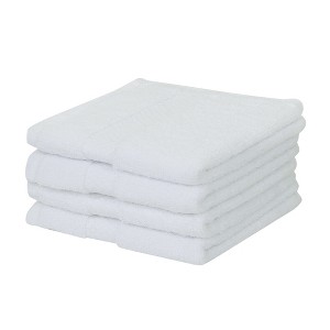 Splash Zero Twist 100% Ring Spun Cotton Face Washcloth Set – Reversible, 550 GSM, Soft, Lightweight, Highly Absorbent Towels for Bathroom - 1 of 4
